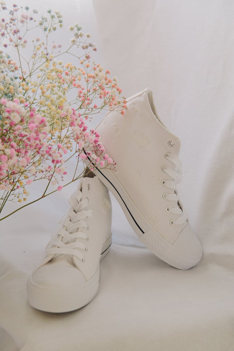 Flowers and White Shoes